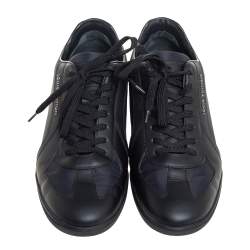 مملوكة مسبقًا  Louis Vuitton Black Nylon And Leather Low Top Sneakers Size 41