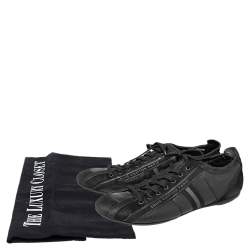 Louis Vuitton Black Nubuck And Leather Cosmos Low Top Sneakers Size 43.5