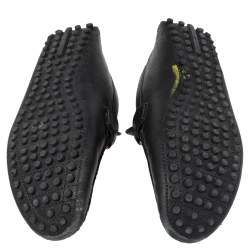 Pre Owned حذاء لوفرز لوى فيتون سليب أون هوكينهايم جلد أسود مقاس 42.5 