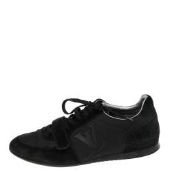 Louis Vuitton Mens Shoes Black Fashion Sneakers Sz. UK 6.5 US 7.5 EU 40.5
