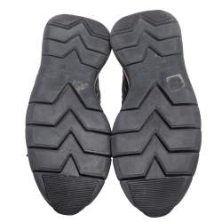 Pre Owned حذاء رياضي لوي فيتون فستلين نيوبرين وشبك أسود مقاس 43