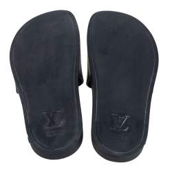 Louis Vuitton Monogram Canvas Waterfront Flat Slides Size 40