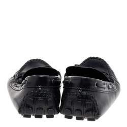 مملوكة مسبقًا حذاء لوفرز لوي فيتون فيونكة أريزونا جلد أسود مقاس 46