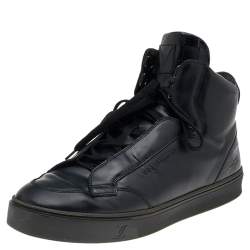 Louis Vuitton Mens Shoes Black Fashion Sneakers Sz. UK 6.5 US 7.5 EU 40.5