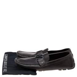 Louis Vuitton Dark Brown Monte Carlo Loafers Size 44.5