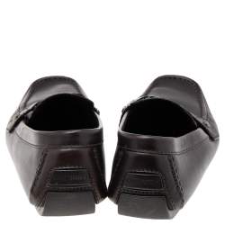 Louis Vuitton Dark Brown Monte Carlo Loafers Size 44.5