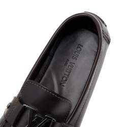 Louis Vuitton Dark Brown Monte Carlo Loafers Size 44.5