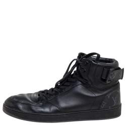 Louis Vuitton, Shoes, Louis Vuitton Rivoli Monogram High Top Sneaker Boot  A44vt