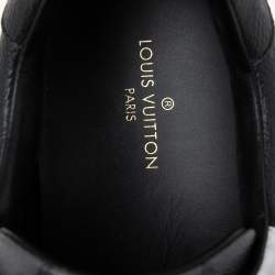 Pre Owned حذاء رياضي لوي فيتون ران أواي كانفاس مونوغرامي ثلاثي اللون مقاس 45