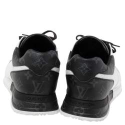 Pre Owned حذاء رياضي لوي فيتون ران أواي كانفاس مونوغرامي ثلاثي اللون مقاس 45