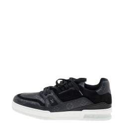Louis Vuitton Eclipse Black Trainer Sneakers Size Lv 7 = Us 8 Fits Us 8.5-9  Auction