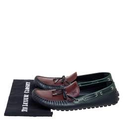 Pre Owned حذاء لوفرز لوي فيتون أريزونا جلد ثلاثي اللون مقاس 45