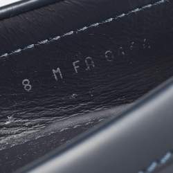 مملوكة مسبقًا Louis Vuitton Midnight Blue Leather Monte Carlo Loafers Size 42