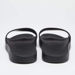 مملوكة مسبقًا Louis Vuitton Black Damier  Canvas Waterfront Sclipse Flat Sandals Size 42.5  