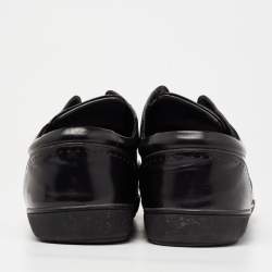 مملوكة مسبقًا Louis Vuitton Black Leather  Lace Up Oxford Size 44 