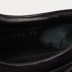 مملوكة مسبقًا Louis Vuitton Black Leather  Lace Up Oxford Size 44 