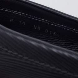 Pre Owned حذاء لوفرز لوي فيتون جلد رصاصي داكن سليب أون مقاس 44