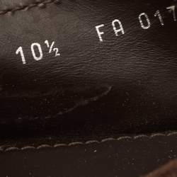 Louis Vuitton Brown Suede  Monte Carlo Slip on Loafers Size 44.5