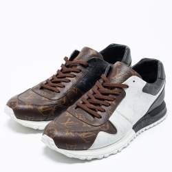 Pre Owned Louis Vuitton Multicolor Monogram Canvas Run Away Low Top Sneakers Size 43.5