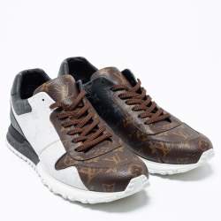 Pre Owned Louis Vuitton Multicolor Monogram Canvas Run Away Low Top Sneakers Size 43.5