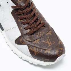Pre Owned Louis Vuitton Multicolor Monogram Canvas Run Away Low Top Sneakers Size 43.5