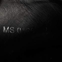 Pre Owned  حذاء رياضي لوي فيتون فرونتترو جلد وكانفاس مونوغرامي أسود/ بني عنق منخفض مقاس43 