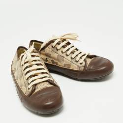 Louis Vuitton Damier Azur Canvas and Leather Sneakers Size 40