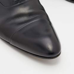 Louis Vuitton Black Epi Leather Lace Up Oxford Size 42