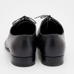 Louis Vuitton Black Epi Leather Lace Up Oxford Size 42