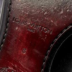 Louis Vuitton Black Epi Leather Lace Up Oxford Size 42