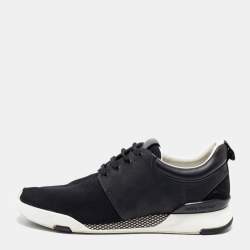 Louis Vuitton Fastlane Line Sneakers Men's Size 7.5 Gray/Black Canvas Rubber