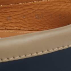 Louis Vuitton Tricolor Leather Hockenheim Slip on Loafers Size 43
