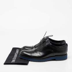 Louis Vuitton Black Leather Lace Up Oxfords Size 41