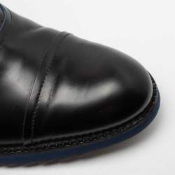 Louis Vuitton Black Leather Lace Up Oxfords Size 41