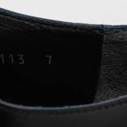 Louis Vuitton Black Leather Lace Up Oxfords Size 41