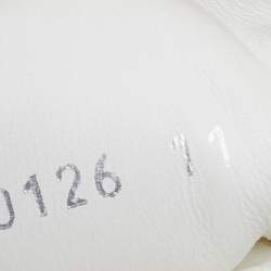 مملوكة مسبقًا Louis Vuitton Black Graphite Damier Nylon And Leather Cap Toe Low Top Sneakers Size 45