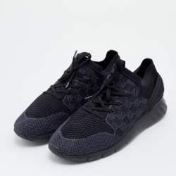 Louis Vuitton Black Damier Knit Fabric Fastlane Low Top Sneakers Size Louis Vuitton | TLC