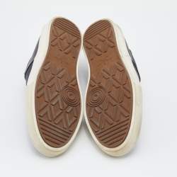 مملوكة مسبقًا حذاء رياضي لوي فيتون جلد أزرق/أسود مقاس 45