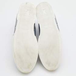 مملوكة مسبقًا Louis Vuitton Grey/Black Match Up Monogram Canvas Pacific High Top Sneakers Size 44