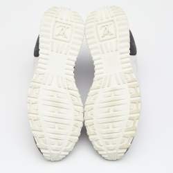 Pre Owned Louis Vuitton Tri-Color Monogram Canvas Run Away Low Top Sneakers Size 40.5