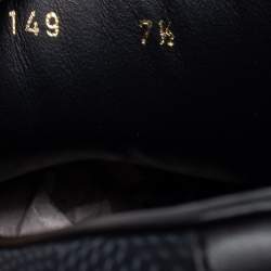 Pre Owned Louis Vuitton Black Damier Graphite Canvas and Leather Offshore Sneakers Size 41.5