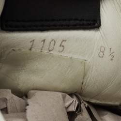 مملوكة مسبقًا Louis Vuitton Black Damier Infini Leather And Mesh Fastlane Sneakers Size 42.5