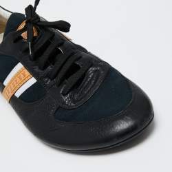 Louis Vuitton Multicolor Canvas And Leather Low Top Sneakers Size 42