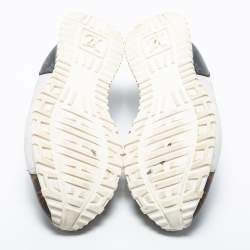 Pre Owned Louis Vuitton Tri-Color Monogram Canvas Runaway Sneakers Size 43.5