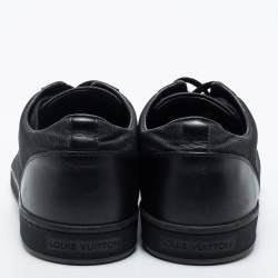 Louis Vuitton Black Damier Graphite Nylon And Leather Offshore Sneakers Size 43