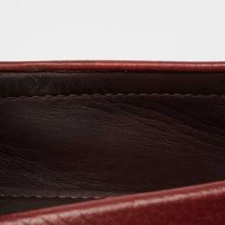 Louis Vuitton Red Leather Hockenheim Loafers Size 45 