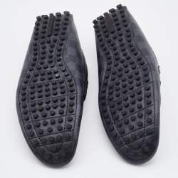 Pre Owned Louis Vuitton Damier Graphite Canvas Hockenheim Loafers Size 42
