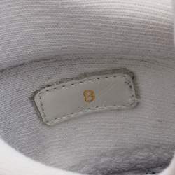 Louis Vuitton White Knit Fabric V.N.R Sneakers Size 42