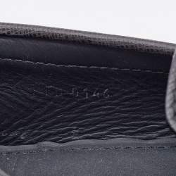 مملوكة مسبقًا Louis Vuitton Black Leather Monte Carlo Slip On Loafers Size 43