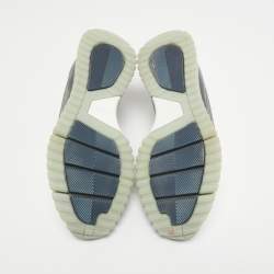 Louis Vuitton White Knit Fabric V.N.R Low Top Sneakers Size 43.5